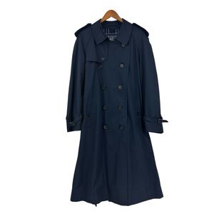 BURBERRYS London Vintage Trench Coat Nova Check Jacket Blue